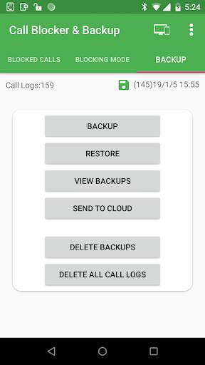 Call Blocker & Call Logs Backup screenshot 1