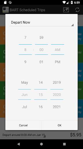 BART App screenshot 4