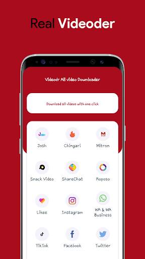 Videolder Fast & Free Video Downloader HD Player screenshot 1