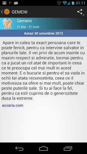 Horoscop Zilnic screenshot 2