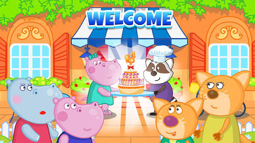 Kids cafe. Funny kitchen game screenshot 1