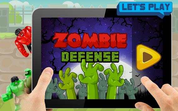 Zombie hulK Defense logO fRee GAME screenshot 1
