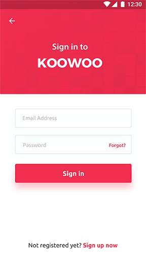 Koowoo App screenshot 1