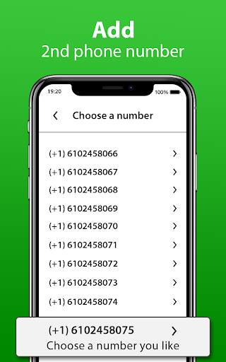 2nd line – Sideline Second Phone Number screenshot 2