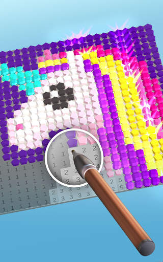 Diamond Painting ASMR Coloring screenshot 3