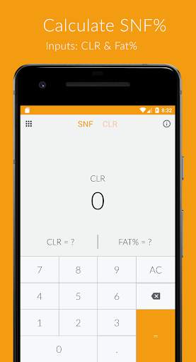Milk SNF Calculator screenshot 1