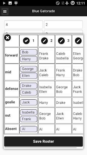 Roster Maker screenshot 4