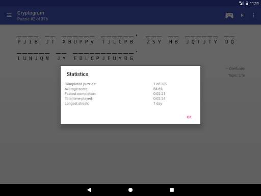 Cryptogram - puzzle quotes screenshot 16