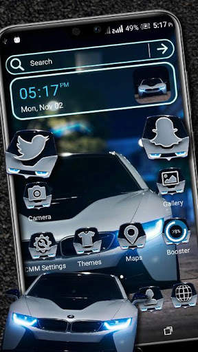 Luxury Car Theme Launcher स्क्रीनशॉट 1