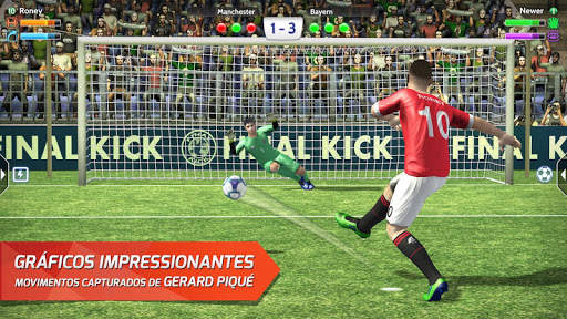 Final Kick 2018: Futebol online screenshot 1