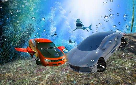 Underwater Shark Car Survival Simulaor 3D screenshot 3