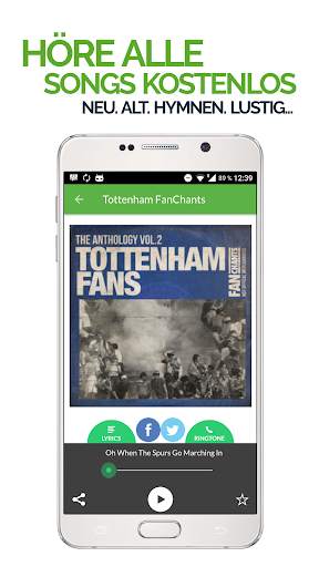 FanChants: Tottenham fans fangesänge screenshot 2