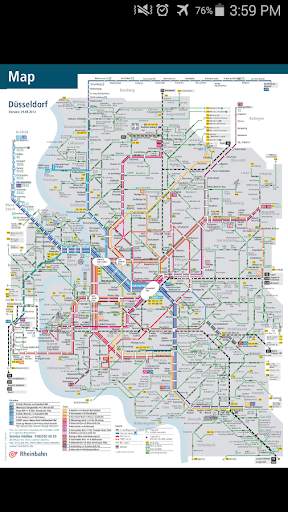 Dusseldorf Metro Map скриншот 1