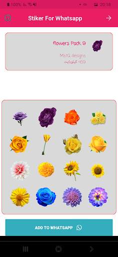 Stiker Flowers For Whatsapp screenshot 5