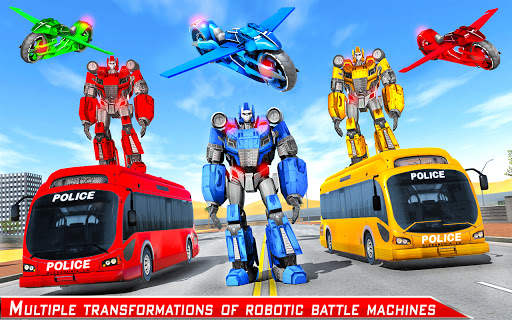 Bus Robot Transforming Game - Gorilla Robot Game screenshot 4