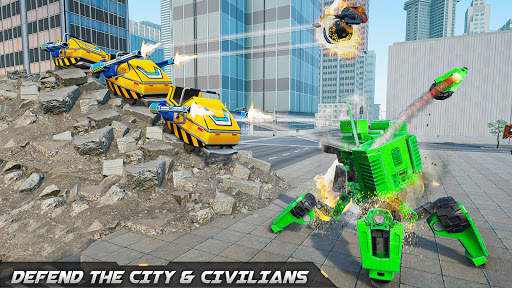 Roller Coaster Robot Car Games: Multi Robot Game screenshot 2
