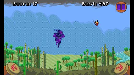 Janin - ninja jumping bamboo - screenshot 5