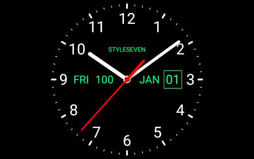 Analog Clock Live Wallpaper-7 screenshot 9