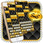 SMS Gold and Silver Bow Keyboard 10001001