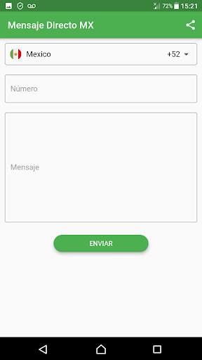 Mensaje Directo MX: Envía WA sin agregar contactos screenshot 1