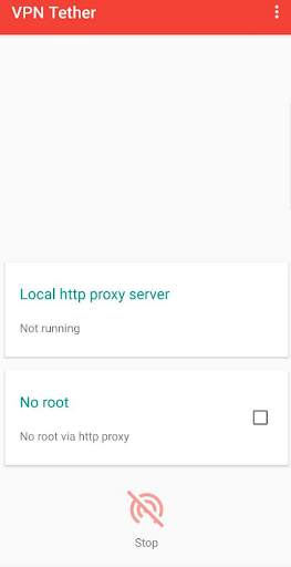VPN Tether (share VPN connections) screenshot 1
