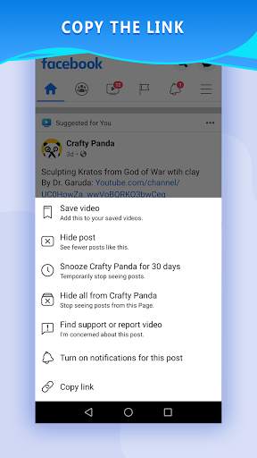 Video Downloader for Facebook : video saver screenshot 2