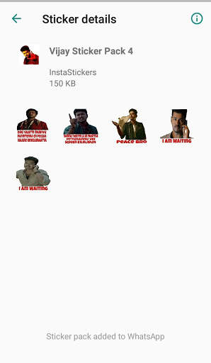Thalapathy Vijay Stickers for  WhatsApp screenshot 3