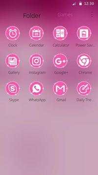 Pink bow theme love  theme wallpaper screenshot 3