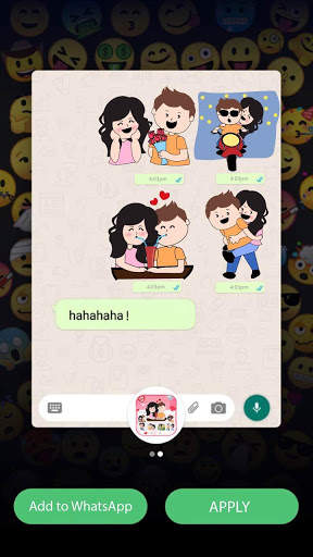Fun Date Night Emoji Stickers screenshot 5