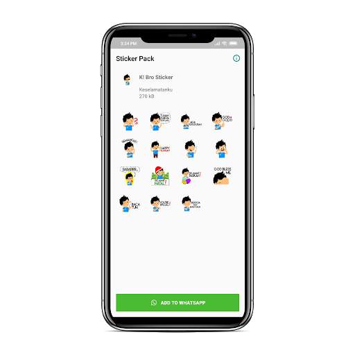 K! Bro Sticker for WhatsApp screenshot 1