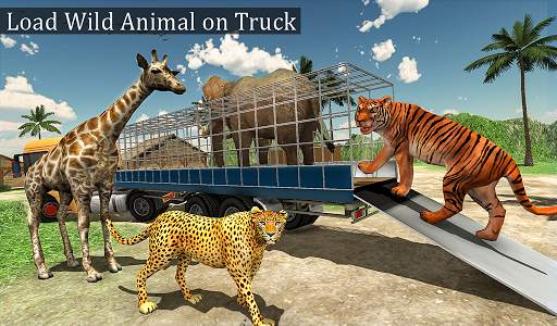 Zoo Animal Safari Transport Driving Simulator 3D screenshot 5