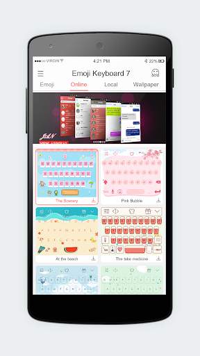 Emoji Keyboard 7 - Cute Sticke screenshot 4