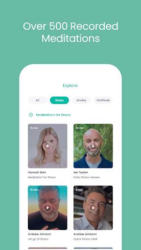 Circles Live. Guided Meditation. Mindfulness. screenshot 4