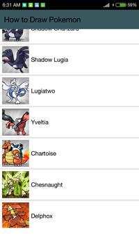 How to Draw :Pokemon screenshot 1