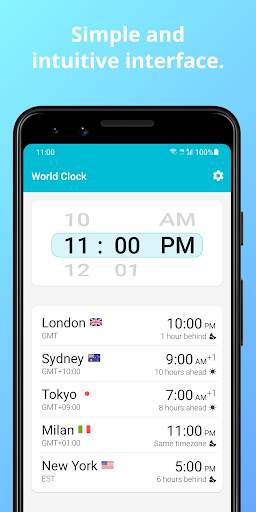 World Clock - Timezones Widget screenshot 8