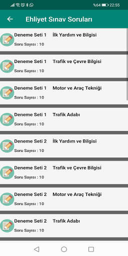 Ehliyet Sinav Sorulari 2020 - Çıkmış Sorular screenshot 5