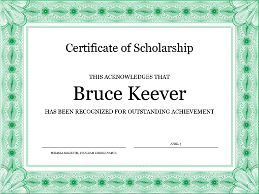Certificates Office Templates screenshot 7