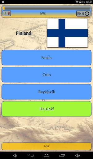 World Capitals (Quiz). Educational game. screenshot 9