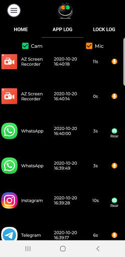Camic Viewer - iOS 14 camera/mic access indicator screenshot 2
