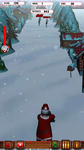 santa vs zombie: hari Natal screenshot 3