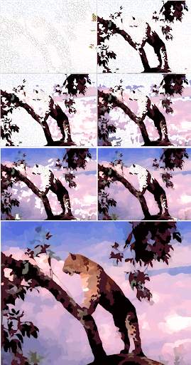 Fluffy Colors: Color by Number screenshot 3
