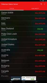 Server Status Pokemon Go screenshot 1