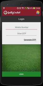 Gully Cricket Scorer screenshot 1