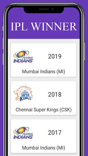 IPL 2020 Schedule, Point Table and Players List screenshot 3