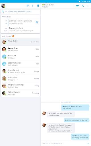 Skype for Business for Android screenshot 3
