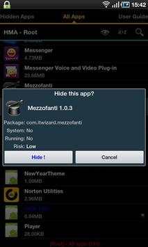 Hide Apps Trial - Root screenshot 3