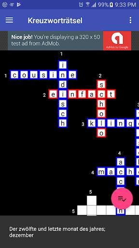 Kreuzworträtsel screenshot 3