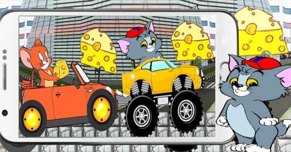 Turbo Fast Car Tom and Jerry Racing screenshot 1