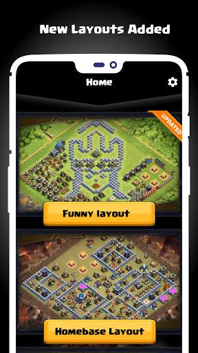 COC : Base Layout or map with link screenshot 1