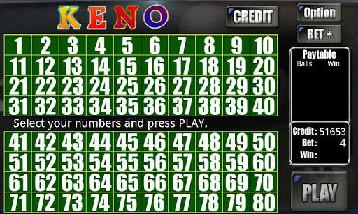 Keno Game 100% screenshot 10